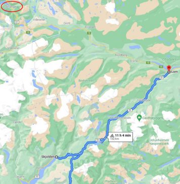 Etapa 8 – Ovre Ardal> Ruta 55 hasta Alesund